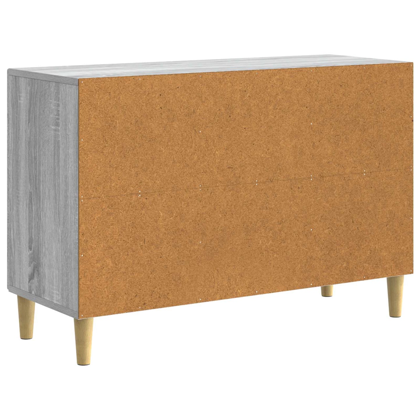 Sideboard Grey Sonoma 89 x 34.5 x 60 cm Engineered Wood