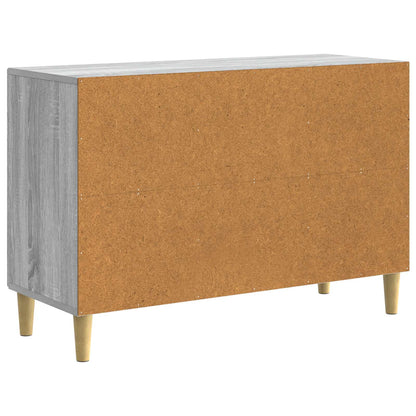 Sideboard Grey Sonoma 89 x 34.5 x 60 cm Engineered Wood