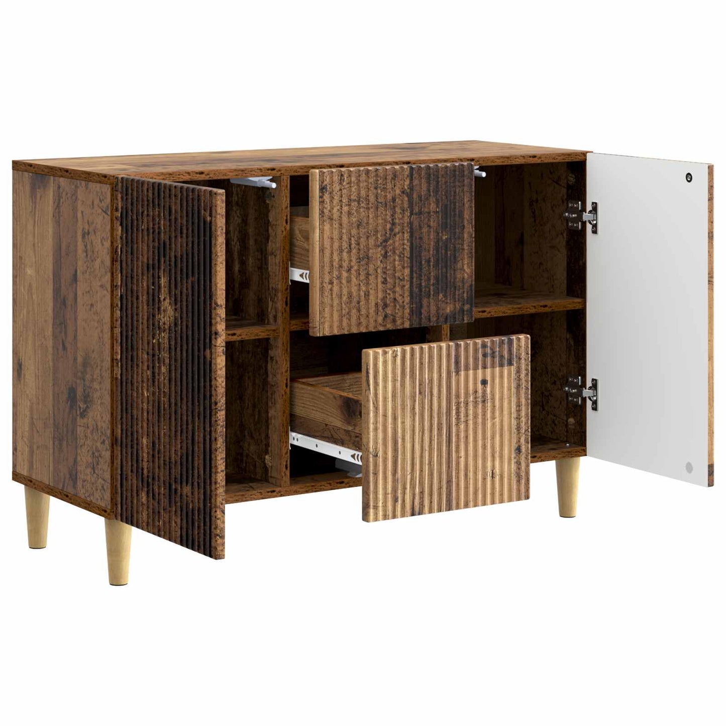 Sideboard Old Wood 89 x 34.5 x 60 cm Engineered Wood