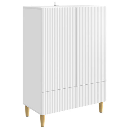 Sideboard with Drawer White 66 x 34.5 x 95 cm Engineered Wood