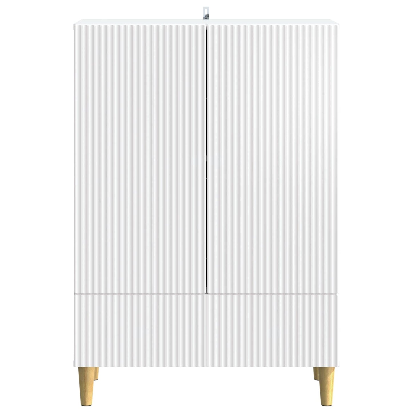 Sideboard with Drawer White 66 x 34.5 x 95 cm Engineered Wood