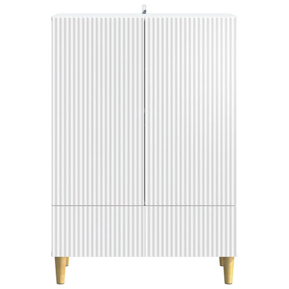 Sideboard with Drawer White 66 x 34.5 x 95 cm Engineered Wood