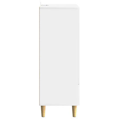 Sideboard with Drawer White 66 x 34.5 x 95 cm Engineered Wood