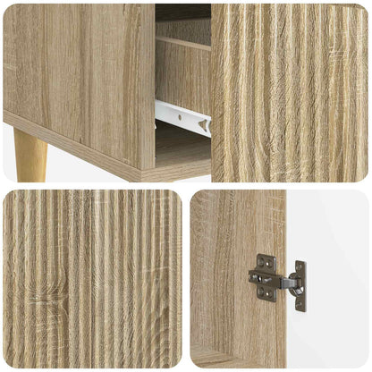 Sideboard Sonoma Oak 66 x 34.5 x 95 cm Engineered Wood
