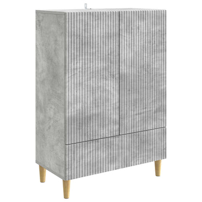 Sideboard Concrete Grey 66 x 34.5 x 95 cm Engineered Wood