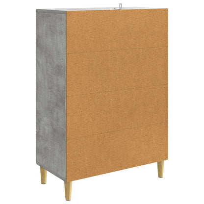 Sideboard Concrete Grey 66 x 34.5 x 95 cm Engineered Wood
