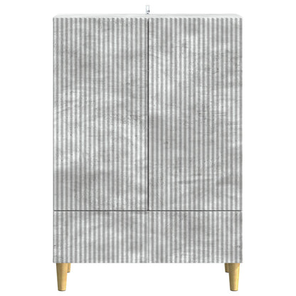 Sideboard Concrete Grey 66 x 34.5 x 95 cm Engineered Wood