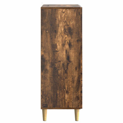 Sideboard Smoked Oak 66 x 34.5 x 95 cm Engineered Wood
