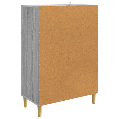 Sideboard Grey Sonoma 66 x 34.5 x 95 cm Engineered Wood