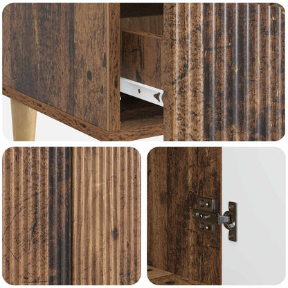 Sideboard Old Wood 66 x 34.5 x 95 cm Engineered Wood
