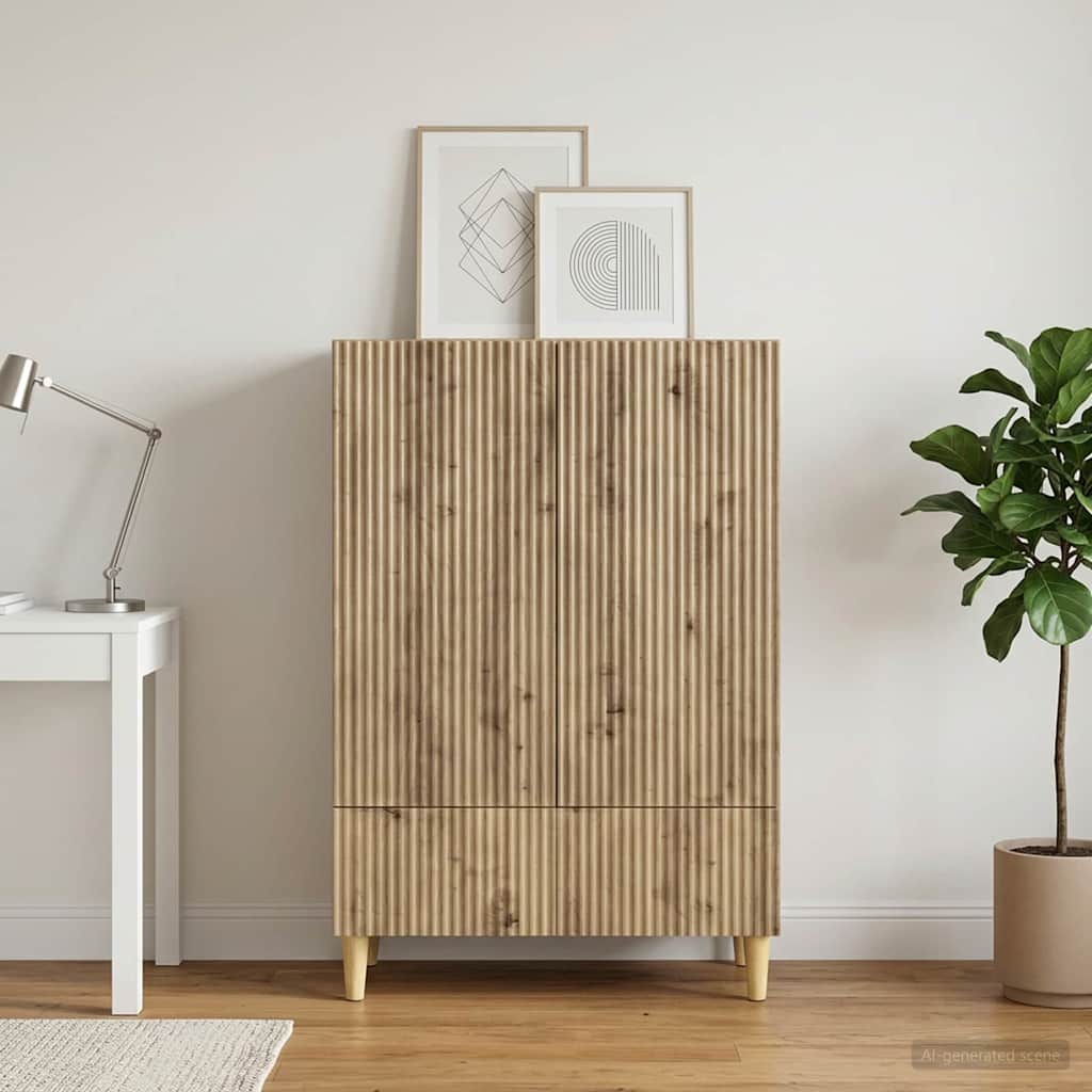 Sideboard Artisan Oak 66 x 34.5 x 95 cm Engineered Wood