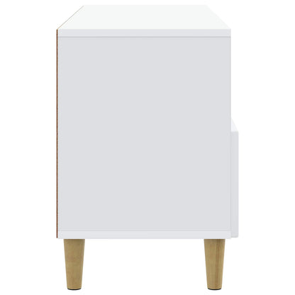 TV Cabinet with Drawer White 102 x 34.5 x 50 cm Engineered Wood