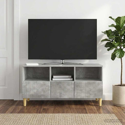 TV Cabinet Concrete Grey 102 x 34.5 x 50 cm Engineered Wood