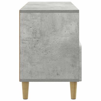 TV Cabinet Concrete Grey 102 x 34.5 x 50 cm Engineered Wood