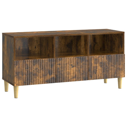 TV Cabinet 102 x 34.5 x 50 cm Smoked Oak Engineered Wood