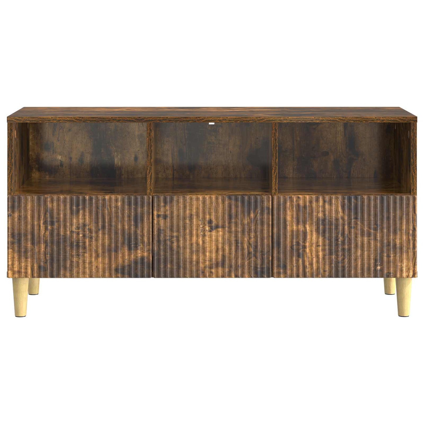 TV Cabinet Smoked Oak 102 x 34.5 x 50 cm Engineered Wood