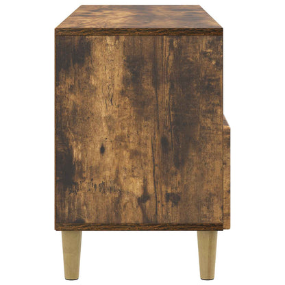 TV Cabinet Smoked Oak 102 x 34.5 x 50 cm Engineered Wood