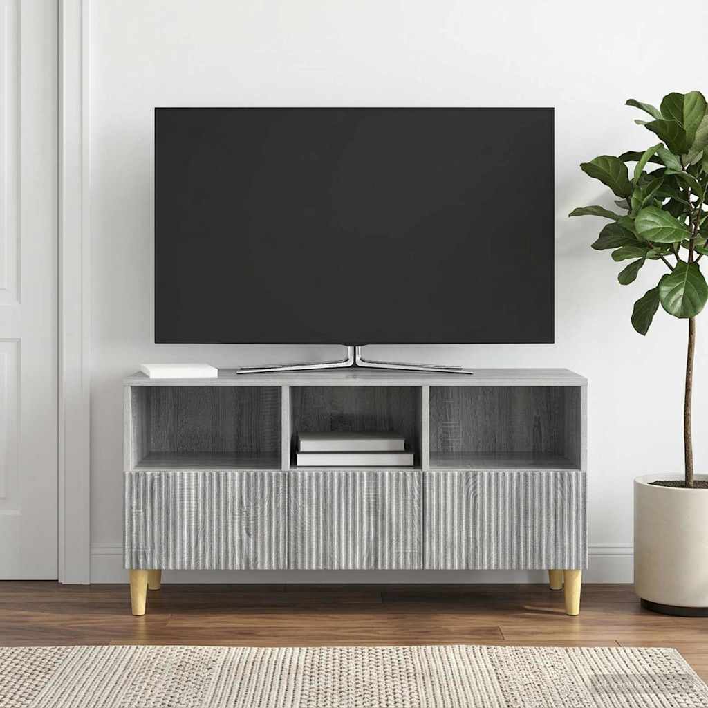 TV Cabinet Grey Sonoma 102 x 34.5 x 50 cm Engineered Wood