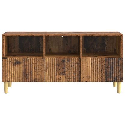 TV Cabinet Old Wood 102 x 34.5 x 50 cm Engineered Wood