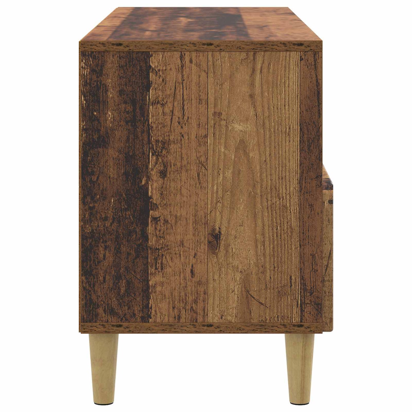 TV Cabinet Old Wood 102 x 34.5 x 50 cm Engineered Wood