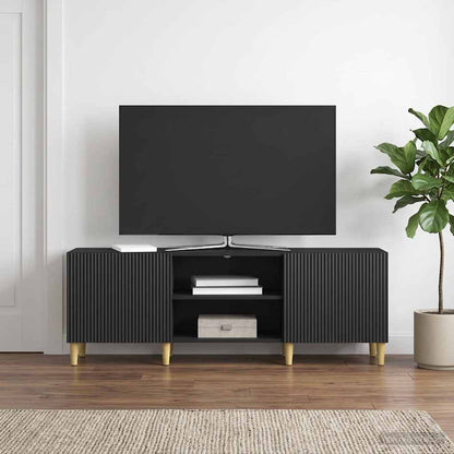 TV Cabinet Black 150 x 31 x 50 cm Engineered Wood