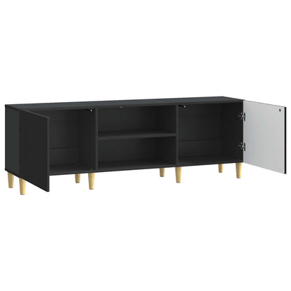 TV Cabinet Black 150 x 31 x 50 cm Engineered Wood