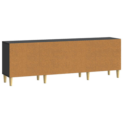 TV Cabinet Black 150 x 31 x 50 cm Engineered Wood