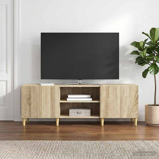 TV Cabinet Sonoma Oak 150 x 31 x 50 cm Engineered Wood
