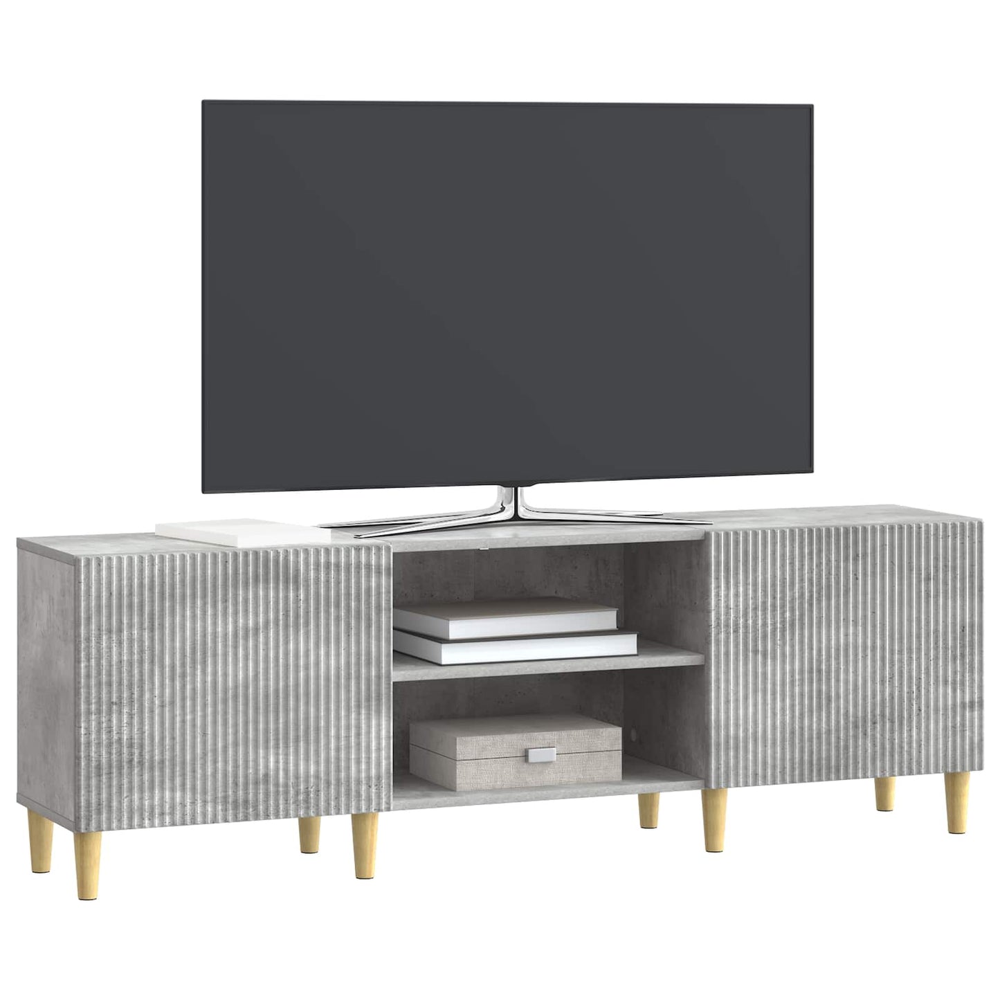 TV Cabinet Concrete Grey 150 x 31 x 50 cm Engineered Wood