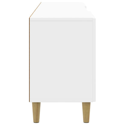 TV Cabinet High Gloss White 150 x 31 x 50 cm Engineered Wood