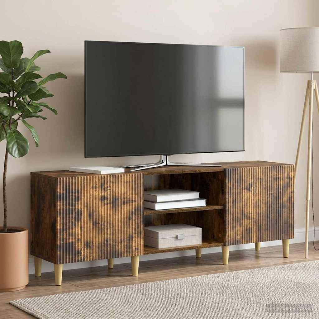 TV Cabinet Smoked Oak 150 x 31 x 50 cm Engineered Wood