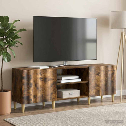 TV Cabinet Smoked Oak 150 x 31 x 50 cm Engineered Wood