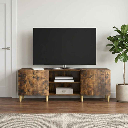 TV Cabinet Smoked Oak 150 x 31 x 50 cm Engineered Wood