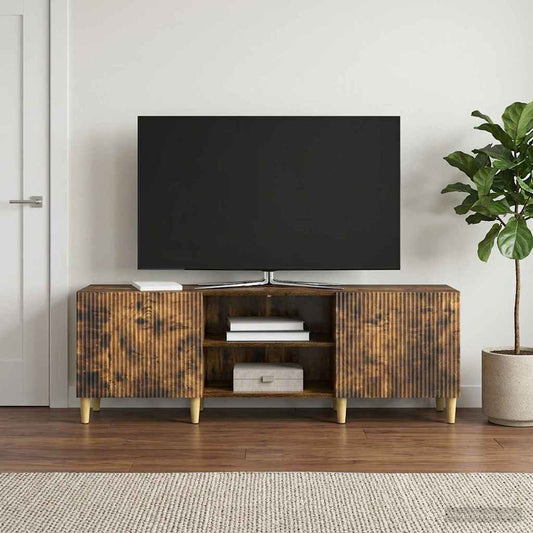TV Cabinet Smoked Oak 150 x 31 x 50 cm Engineered Wood
