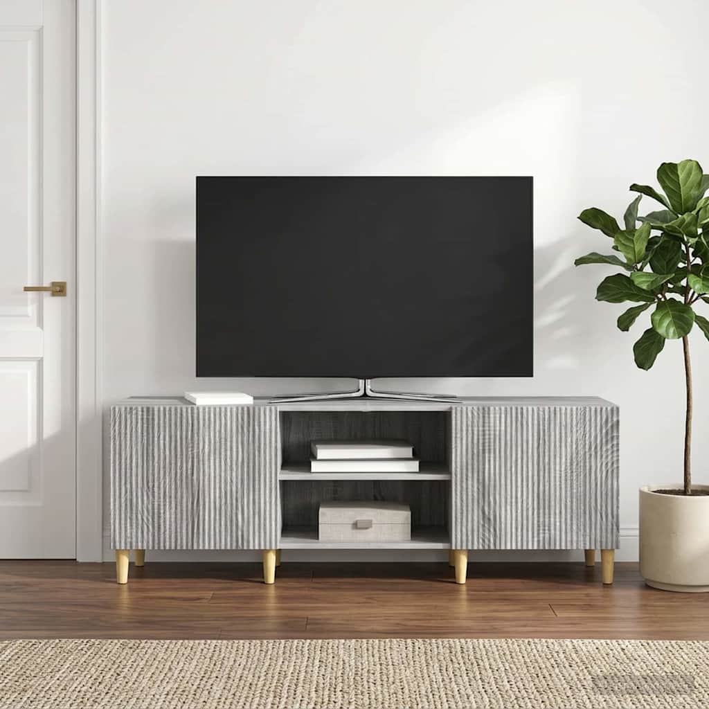 TV Cabinet Grey Sonoma 150 x 31 x 50 cm Engineered Wood