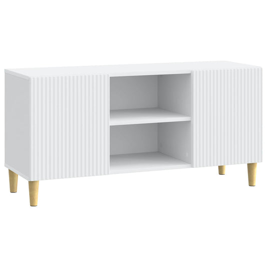 TV Cabinet White 102 x 34.5 x 50 cm Engineered Wood