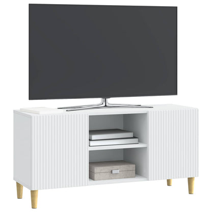 TV Cabinet White 102 x 34.5 x 50 cm Engineered Wood