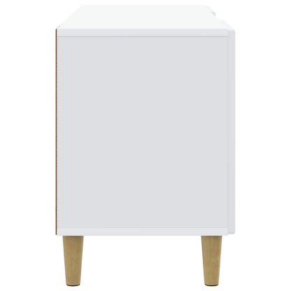 TV Cabinet White 102 x 34.5 x 50 cm Engineered Wood