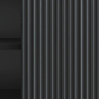 TV Cabinet Black 102 x 34.5 x 50 cm Engineered Wood