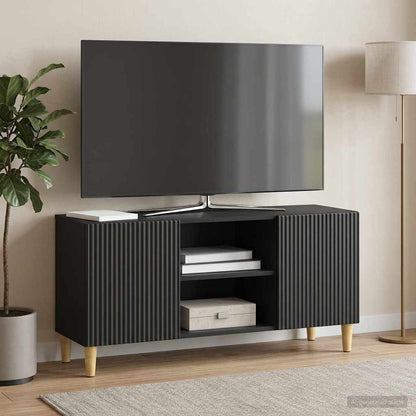 TV Cabinet Black 102 x 34.5 x 50 cm Engineered Wood