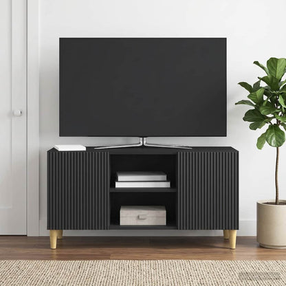 TV Cabinet Black 102 x 34.5 x 50 cm Engineered Wood