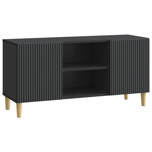 TV Cabinet Black 102 x 34.5 x 50 cm Engineered Wood