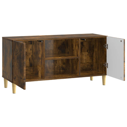TV Cabinet 102 x 34.5 x 50 cm Smoked Oak Engineered Wood