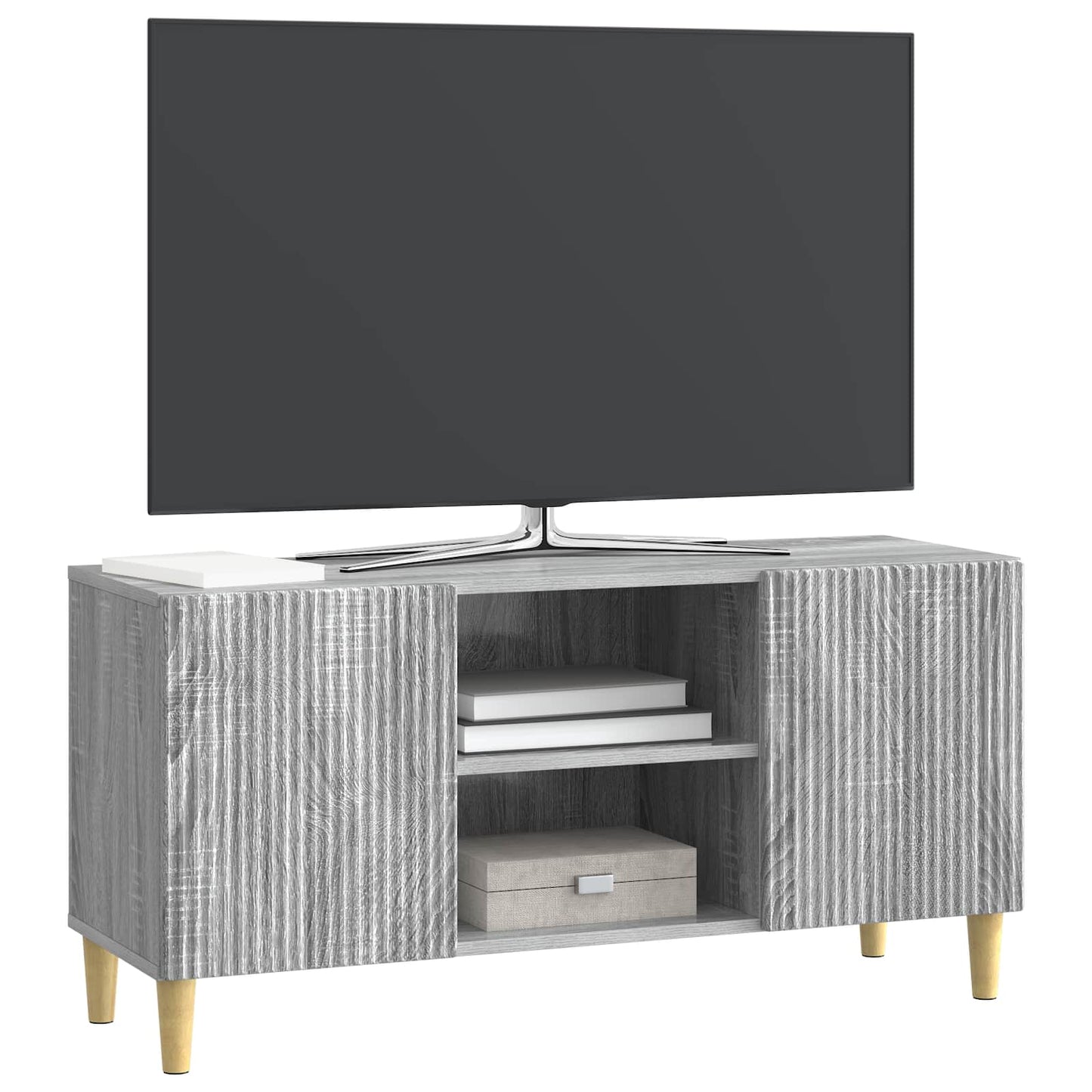 TV Cabinet Grey Sonoma 102 x 34.5 x 50 cm Engineered Wood