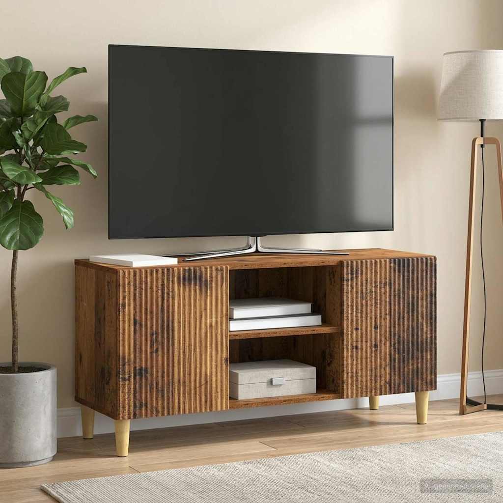 TV Cabinet Old Wood 102 x 34.5 x 50 cm Engineered Wood