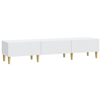 TV Cabinet with Drawer White 147 x 34.5 x 30 cm Engineered Wood