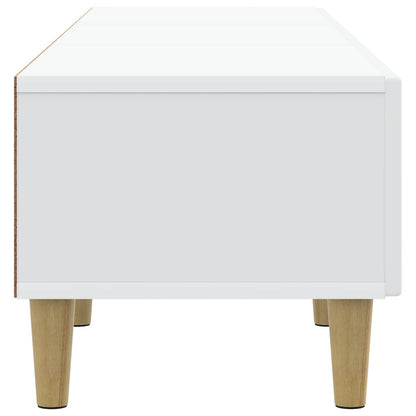 TV Cabinet with Drawer White 147 x 34.5 x 30 cm Engineered Wood