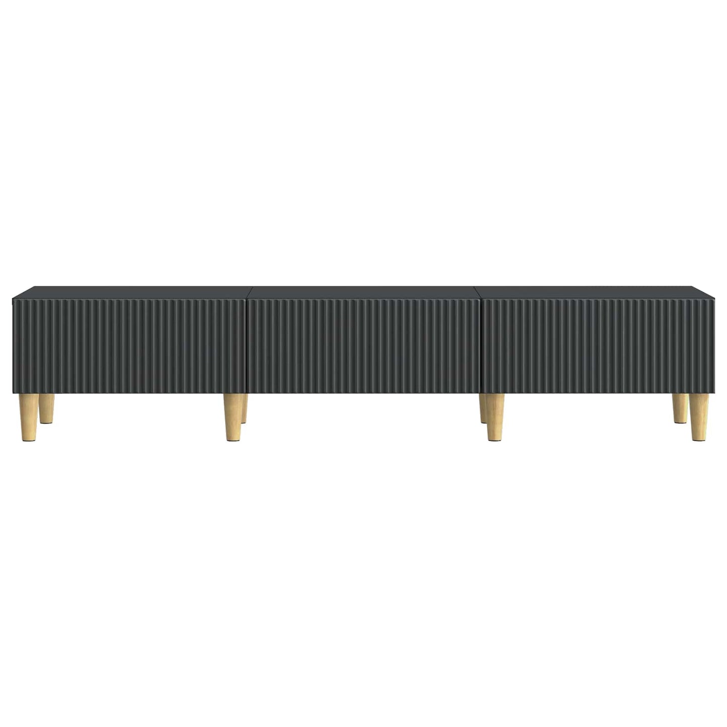 TV Cabinet with Drawer Black 147 x 34.5 x 30 cm Engineered Wood