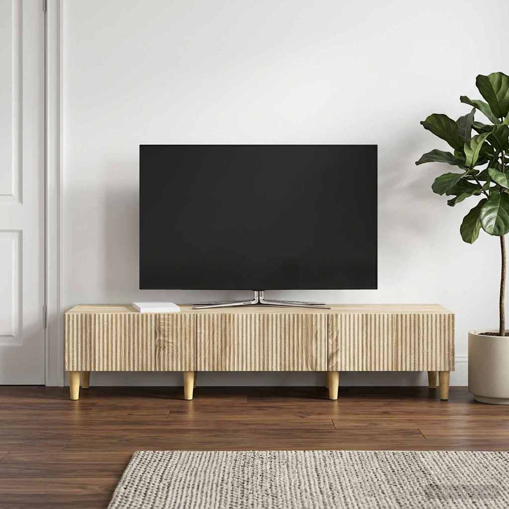 TV Cabinet Sonoma Oak 147 x 34.5 x 30 cm Engineered Wood