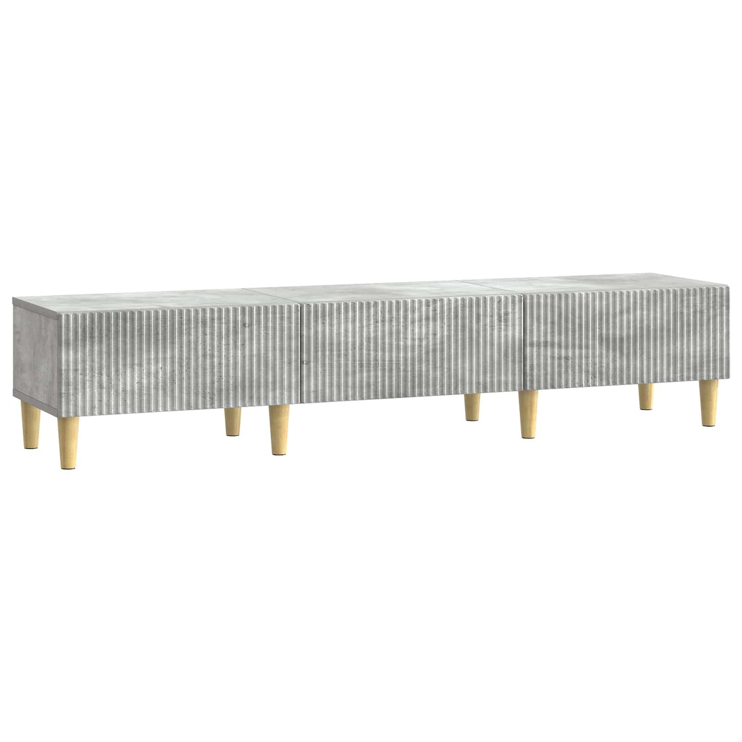 TV Cabinet Concrete Grey 147 x 34.5 x 30 cm Engineered Wood
